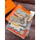 Special Grade Replica Hermès reversible velvet square scarf 140 Gray Clone Sale