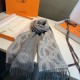 Special Grade Replica Hermès classic reversible lambswool scarf 35 x 200 Gray Clone Sale
