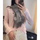 Special Grade Replica Hermès classic reversible lambswool scarf 35 x 200 Gray Clone Sale
