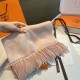 Special Grade Replica Hermès classic reversible lambswool scarf 35 x 200 Pink Clone Sale