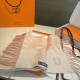 Special Grade Replica Hermès classic reversible lambswool scarf 35 x 200 Pink Clone Sale
