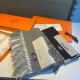 Special Grade Replica Hermes Horse cashmere scarf 30 x 140cm Black Clone Sale