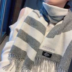 Special Grade Replica Hermes Horse cashmere scarf 30 x 140cm Gray Clone Sale