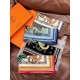 Special Grade Replica Hermes Woven Saddleband Velvet Square Scarf with Hand-rolled 140 Orange Clone Sale