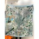 Special Grade Replica Hermès Animal City reversible cashmere scarf 140 Blue Clone Sale