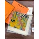 Special Grade Replica Hermès Animal City reversible cashmere scarf 140 Yellow Clone Sale