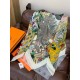 Special Grade Replica Hermès Animal City reversible cashmere scarf 140 Yellow Clone Sale