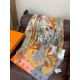 Special Grade Replica Hermès Rare Treasures Reversible Cashmere Handkerchief 140 03 Clone Sale