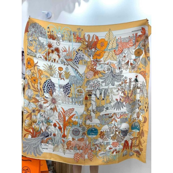 Special Grade Replica Hermès Rare Treasures Reversible Cashmere Handkerchief 140 03 Clone Sale