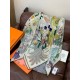 Special Grade Replica Hermès Rare Treasures Reversible Cashmere Handkerchief 140 05 Clone Sale