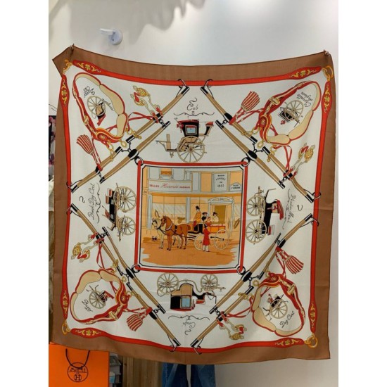 Special Grade Replica Hermès Rare Treasures Reversible Cashmere Handkerchief 140 01 Clone Sale