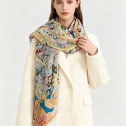 Special Grade Replica Hermes Equestrian Academy Reversible Velvet Shawl 140 01 Clone Sale