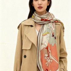 Special Grade Replica Hermes Starry Night Chorus Silk Scarf Cashmere Square Handkerchief 140 01 Clone Sale