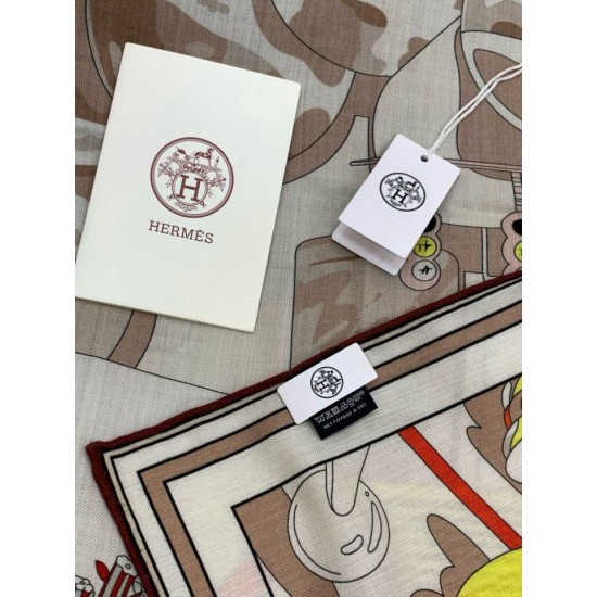 Special Grade Replica Hermes Starry Night Chorus Silk Scarf Cashmere Square Handkerchief 140 01 Clone Sale