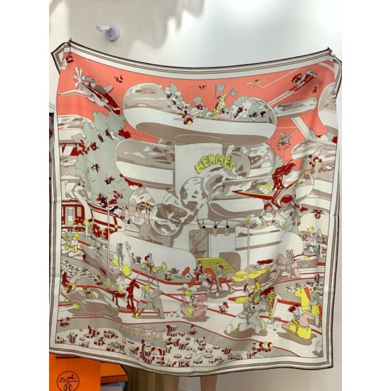Special Grade Replica Hermes Starry Night Chorus Silk Scarf Cashmere Square Handkerchief 140 01 Clone Sale