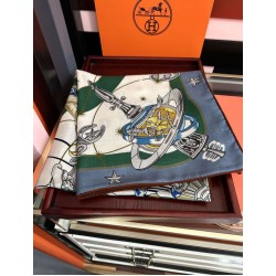 Special Grade Replica Hermes Starry Night Chorus Silk Scarf Cashmere Square Handkerchief 140 04 Clone Sale