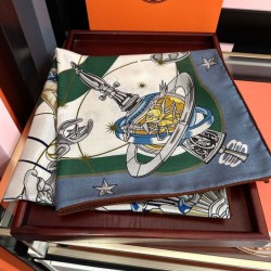 Special Grade Replica Hermes Starry Night Chorus Silk Scarf Cashmere Square Handkerchief 140 04 Clone Sale