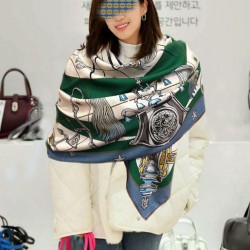 Special Grade Replica Hermes Starry Night Chorus Silk Scarf Cashmere Square Handkerchief 140 04 Clone Sale