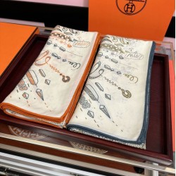 Special Grade Replica Hermes Starry Night Chorus Silk Scarf Cashmere Square Handkerchief 140 02 Clone Sale