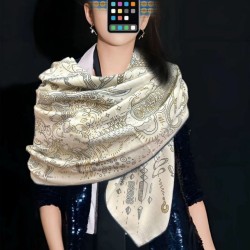 Special Grade Replica Hermes Starry Night Chorus Silk Scarf Cashmere Square Handkerchief 140 02 Clone Sale
