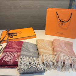 Special Grade Replica Hermes classic Lambswool scarf 30 x 200 04 Clone Sale