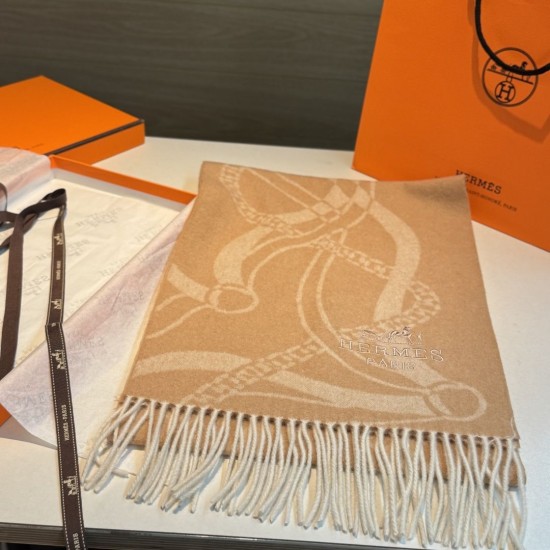 Special Grade Replica Hermes classic Lambswool scarf 30 x 200 03 Clone Sale