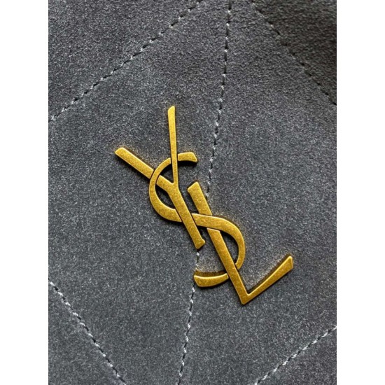 Best Replica YSL Saint Laurent Jamie Shoulder Bag Gray Suede Fake At Cheap Price Special Grade Replica YSL Saint Laurent Jamie Shoulder Bag Gray Suede Clone Sale