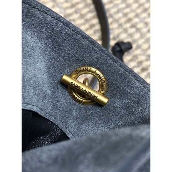 Best Replica YSL Saint Laurent Jamie Shoulder Bag Gray Suede Fake At Cheap Price Special Grade Replica YSL Saint Laurent Jamie Shoulder Bag Gray Suede Clone Sale