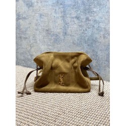 Special Grade Replica YSL Saint Laurent Jamie Shoulder Bag Gold Leaf Suede Clone Sale