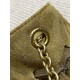Special Grade Replica YSL Saint Laurent Jamie Shoulder Bag Gold Leaf Suede Clone Sale