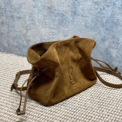 Special Grade Replica YSL Saint Laurent Jamie Shoulder Bag Caramel Suede Clone Sale