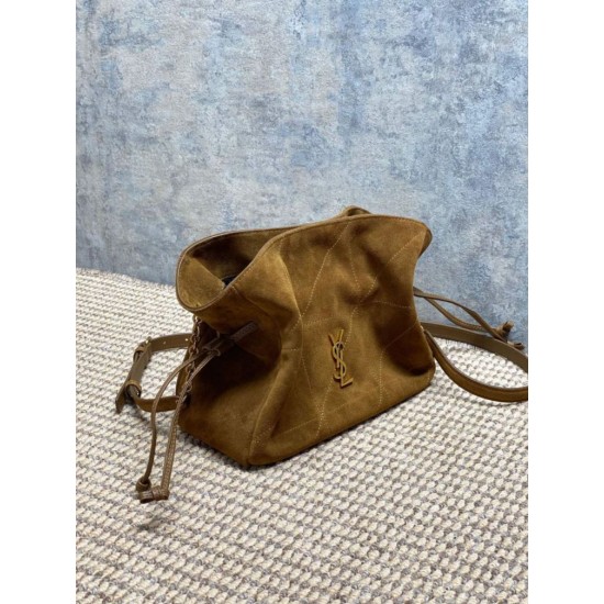 Special Grade Replica YSL Saint Laurent Jamie Shoulder Bag Caramel Suede Clone Sale