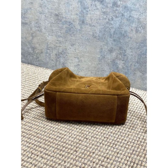 Special Grade Replica YSL Saint Laurent Jamie Shoulder Bag Caramel Suede Clone Sale