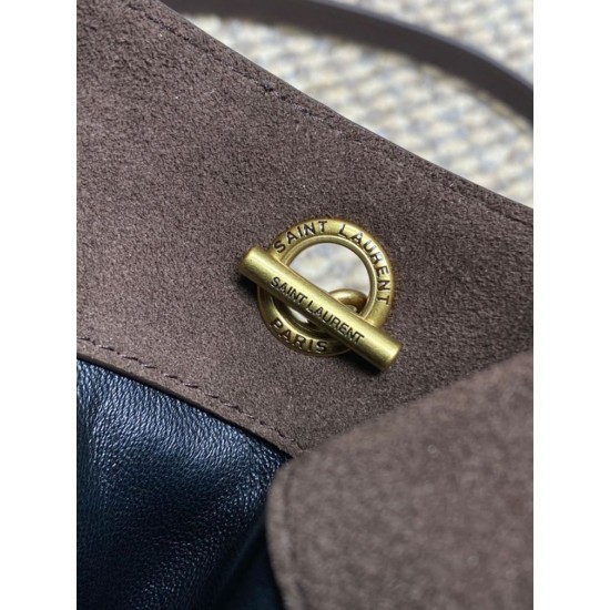 Special Grade Replica YSL Saint Laurent Jamie Shoulder Bag Coffee Suede Clone Sale