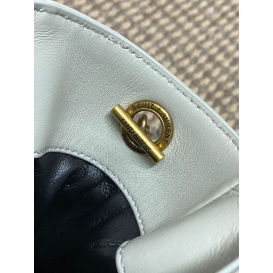 Special Grade Replica YSL Saint Laurent Jamie Shoulder Bag White Clone Sale