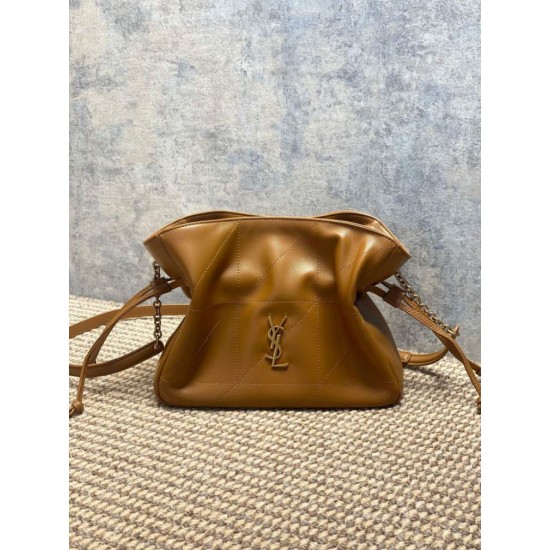 Special Grade Replica YSL Saint Laurent Jamie Shoulder Bag Brown Clone Sale