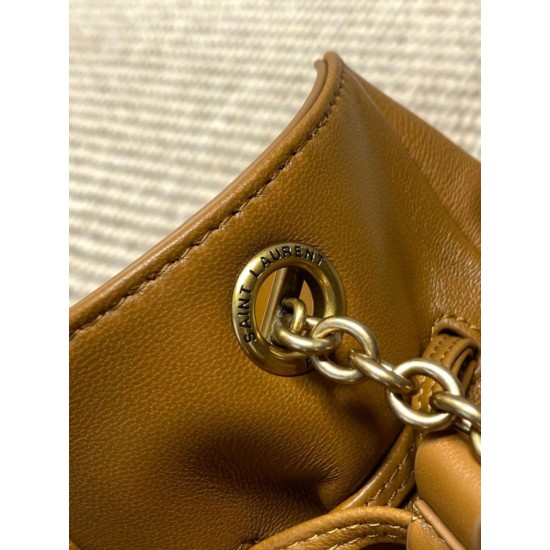 Special Grade Replica YSL Saint Laurent Jamie Shoulder Bag Brown Clone Sale