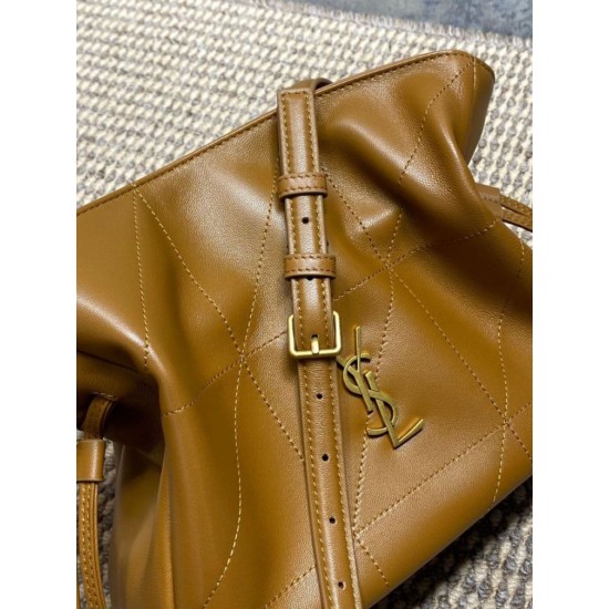 Special Grade Replica YSL Saint Laurent Jamie Shoulder Bag Brown Clone Sale
