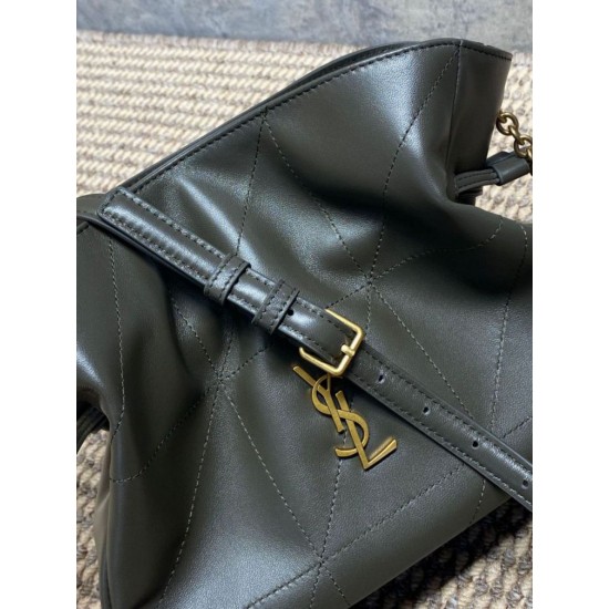 Special Grade Replica YSL Saint Laurent Jamie Shoulder Bag Moss Green Clone Sale