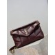 Best Replica YSL Saint Laurent Small Loulou Puffer Crossbody Bag, Maroon Nappa Fake At Cheap Price Special Grade Replica YSL Saint Laurent Small Loulou Puffer Crossbody Bag, Maroon Nappa Clone Sale