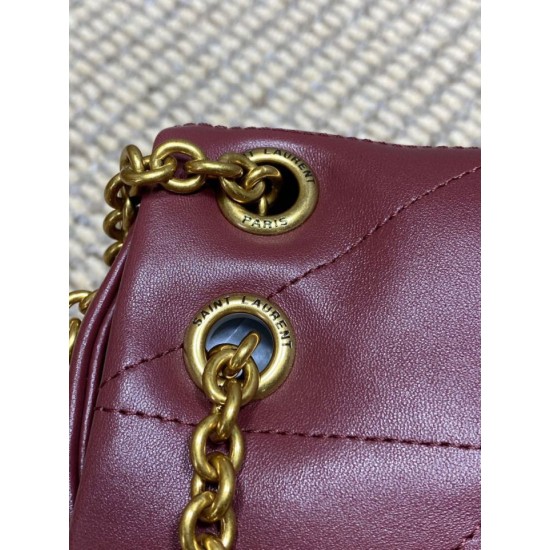 Best Replica YSL Saint Laurent Medium Jamie 4.3 Crossbody Bag, Burgundy Fake At Cheap Price Special Grade Replica YSL Saint Laurent Medium Jamie 4.3 Crossbody Bag, Burgundy Clone Sale