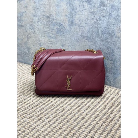Best Replica YSL Saint Laurent Medium Jamie 4.3 Crossbody Bag, Burgundy Fake At Cheap Price Special Grade Replica YSL Saint Laurent Medium Jamie 4.3 Crossbody Bag, Burgundy Clone Sale
