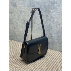 Special Grade Replica YSL Saint Laurent Medium Solferino Box Crossbody Bag, Black Clone Sale