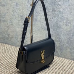 Special Grade Replica YSL Saint Laurent Medium Solferino Box Crossbody Bag, Black Clone Sale