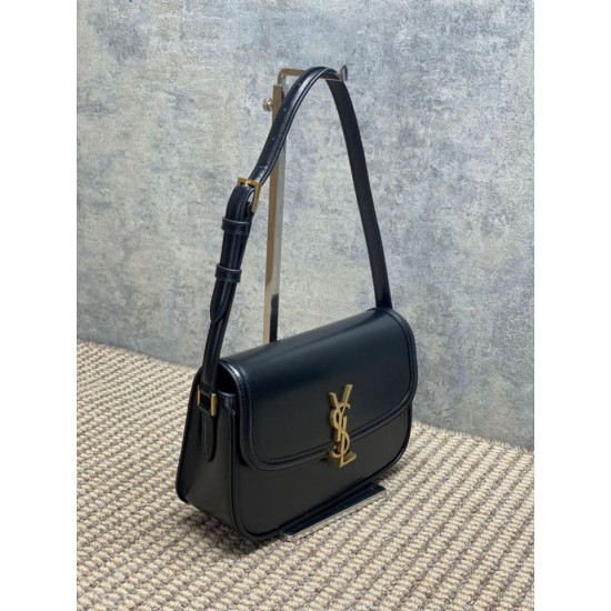 Best Replica YSL Saint Laurent Medium Solferino Box Crossbody Bag, Black Fake At Cheap Price Special Grade Replica YSL Saint Laurent Medium Solferino Box Crossbody Bag, Black Clone Sale