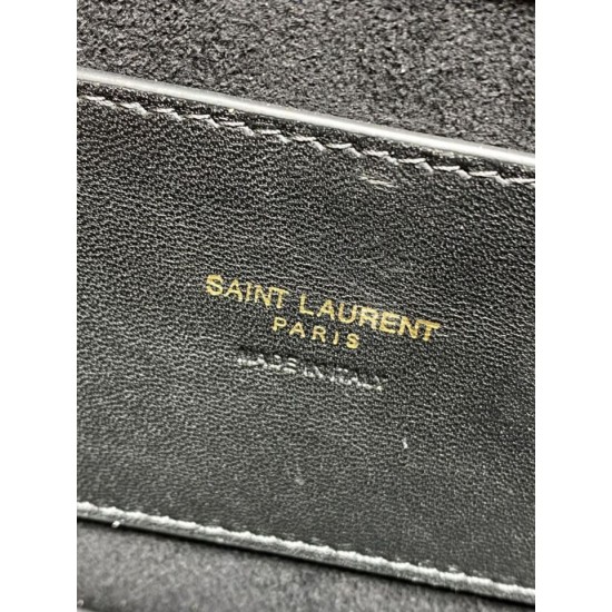 Best Replica YSL Saint Laurent Medium Solferino Box Crossbody Bag, Black Fake At Cheap Price Special Grade Replica YSL Saint Laurent Medium Solferino Box Crossbody Bag, Black Clone Sale