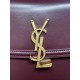 Special Grade Replica YSL Saint Laurent Medium Solferino Box Crossbody Bag, Burgundy Clone Sale