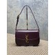 Special Grade Replica YSL Saint Laurent Medium Solferino Box Crossbody Bag, Burgundy Clone Sale