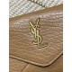 Best Replica YSL Saint Laurent Mini Calypso Classic Crossbody Bag with Chain, Brown Fake At Cheap Price Special Grade Replica YSL Saint Laurent Mini Calypso Classic Crossbody Bag with Chain, Brown Clone Sale
