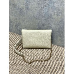 Best Replica YSL Saint Laurent Mini Calypso Classic Crossbody Bag with Chain, Beige Fake At Cheap Price Special Grade Replica YSL Saint Laurent Mini Calypso Classic Crossbody Bag with Chain, Beige Clone Sale